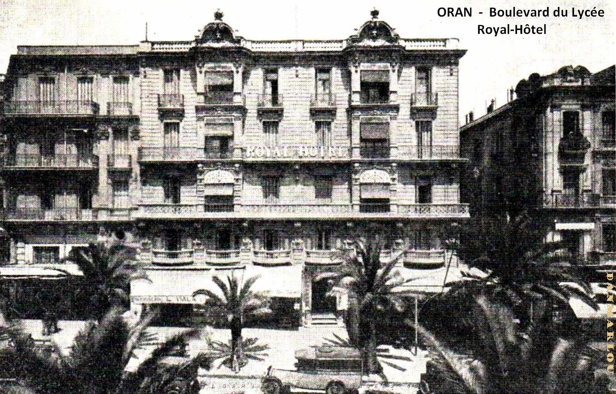 Oran - Boulevard du Lycee - Royal-Hotel.jpg